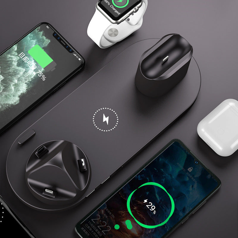 6 in 1 Charging station for Phone, Apple Watch, and Air pods with Extra Ports.