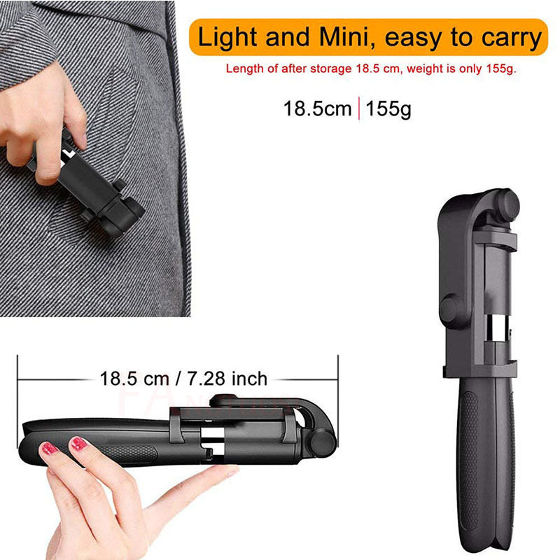2 in 1 Foldable Tripod and Selfie Stick