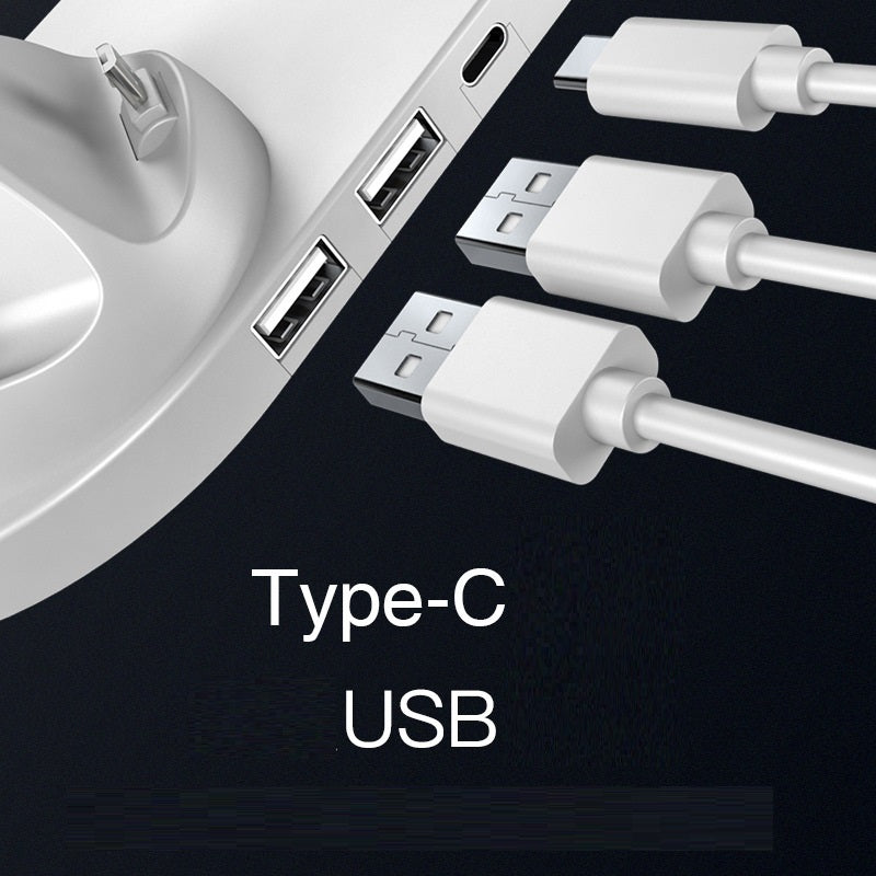 6 in 1 Charging station for Phone, Apple Watch, and Air pods with Extra Ports.