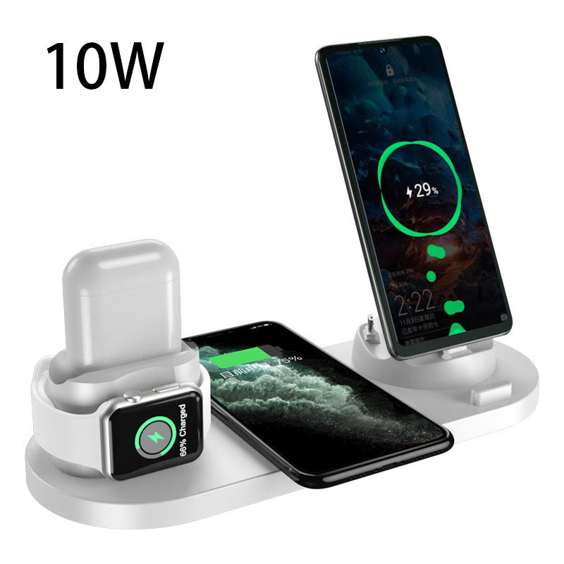 6 in 1 Charging station for Phone, Apple Watch, and Air pods with Extra Ports.