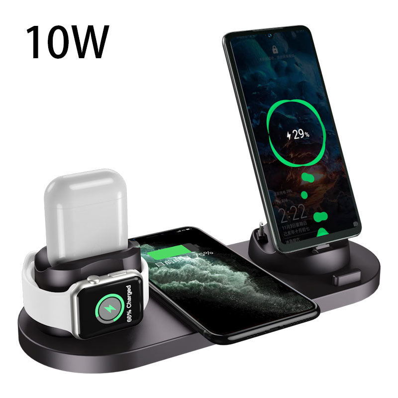 6 in 1 Charging station for Phone, Apple Watch, and Air pods with Extra Ports.