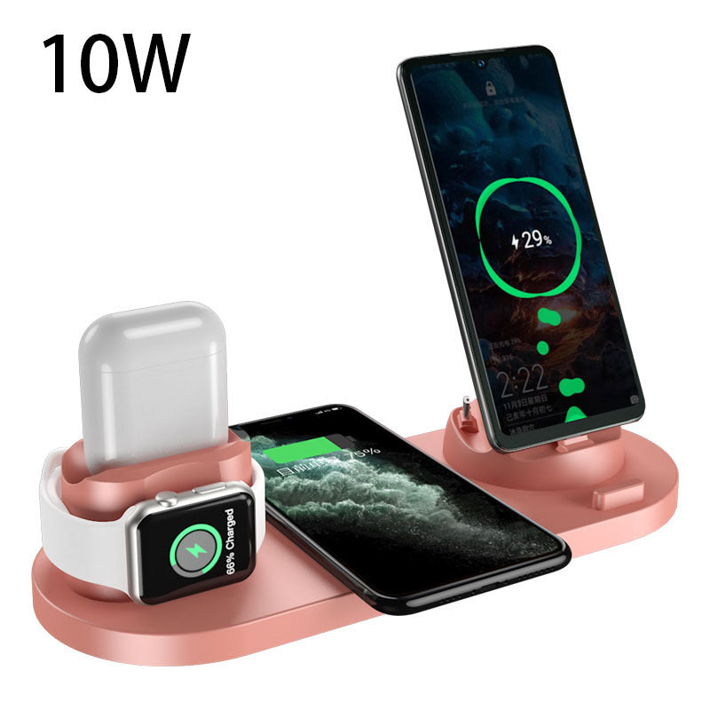 6 in 1 Charging station for Phone, Apple Watch, and Air pods with Extra Ports.